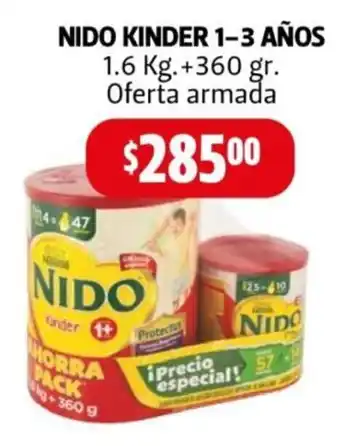 Farmacias Guadalajara Nido kinder 1-3 años oferta