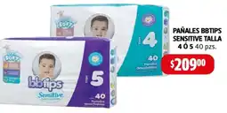 Farmacias Guadalajara Pañales bbtips sensitive oferta