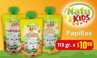 Farmacias Guadalajara Natu kids papillas oferta