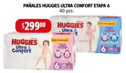 Farmacias Guadalajara Pañales huggies ultra confort etapa 6 oferta