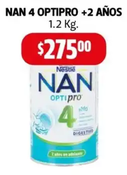 Farmacias Guadalajara Nan 4 optipro +2 años oferta