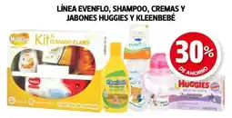 Farmacias Guadalajara Línea evenflo, shampoo, cremas y jabones huggies y kleenbebé oferta