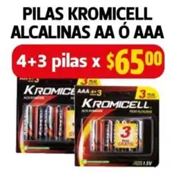 Farmacias Guadalajara Pilas kromicell alcalinas aa ó aaa oferta