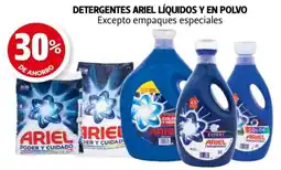 Farmacias Guadalajara Detergentes ariel líquidos y en polvo excepto empaques especiales oferta