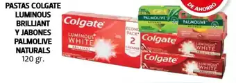 Farmacias Guadalajara Pastas colgate luminous brilliant y jabones palmolive naturals oferta