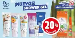 Farmacias Guadalajara Línea anti-mosquitos y gel para baño pacifica oferta