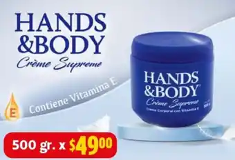 Farmacias Guadalajara Hands & body crème supreme oferta