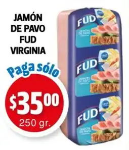 Farmacias Guadalajara Jamón de pavo fud virginia oferta
