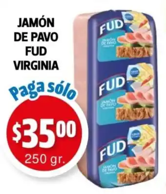 Farmacias Guadalajara Jamón de pavo fud virginia oferta