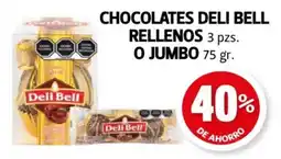 Farmacias Guadalajara Chocolates deli bell rellenos o jumbo oferta