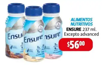 Farmacias Guadalajara Alimentos nutritivos ensure Excepto advanced oferta