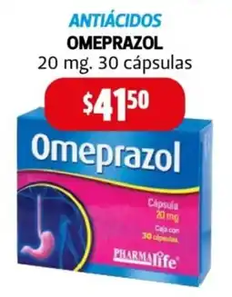 Farmacias Guadalajara Antiácidos omeprazol 30 cápsulas oferta
