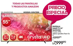 Woolworth Pantalla smart tv 55" samsung oferta