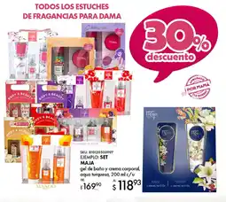 Woolworth Set maja gel de baño y crema corporal, aqua turquesa oferta