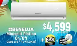 Boxito Benelux Minisplit Platino On/Off 12000 BTU / 115 V (EV1425) oferta
