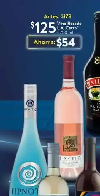 Walmart Vino Rosado L.A. Cetto oferta