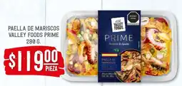 Soriana Híper Paella de mariscos Valley Foods Prime oferta