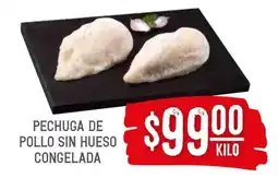 Soriana Híper PECHUGA DE POLLO SIN HUESO CONGELADA oferta