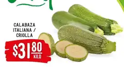 Soriana Híper CALABAZA ITALIANA / CRIOLLA oferta