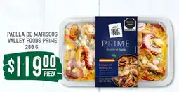 Soriana Súper Paella de mariscos, Valley Foods Prime, 280 g oferta