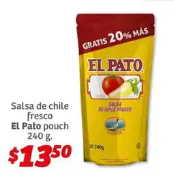 Soriana Híper Salsa de chile fresco El Pato pouch oferta