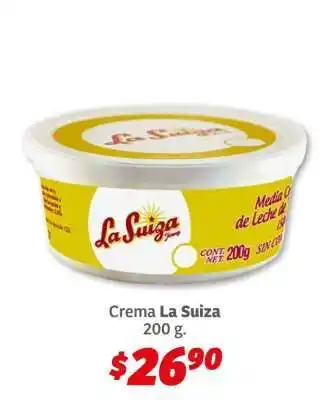 Soriana Híper Crema La Suiza oferta