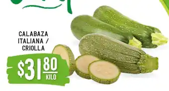 Soriana Súper CALABAZA ITALIANA / CRIOLLA oferta
