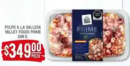 Soriana Híper Prime - pulpo a la gallega valley foods oferta