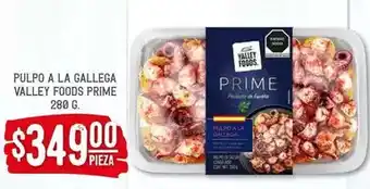 Soriana Híper Prime - pulpo a la gallega valley foods oferta