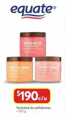 Walmart Tropical - variedad de exfoliantes oferta