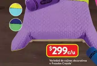 Walmart Crayola - de cojines decorativos o frazadas oferta