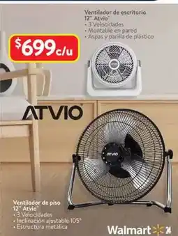 Walmart Atvio - ventilador de escritorio oferta