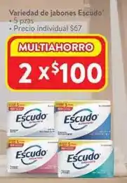 Walmart Escudo - variedad de jabones oferta