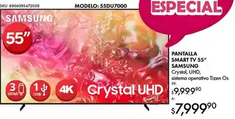 DelSol Samsung - pantalla smart tv 55 oferta