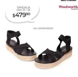DelSol Woolworth - sandalia oferta