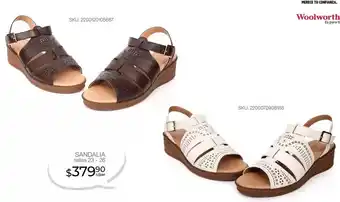 DelSol Woolworth - sandalia oferta