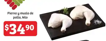 Soriana Híper Pierna y muslo de pollo, kilo oferta