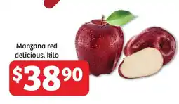 Soriana Híper Manzana red delicious, kilo oferta