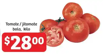 Soriana Híper Tomate / jitomate bola, kilo oferta