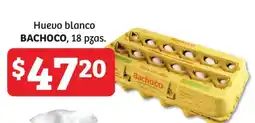 Soriana Híper Huevo blanco BACHOCO, 18 pzas oferta