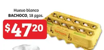 Soriana Híper Huevo blanco BACHOCO, 18 pzas oferta