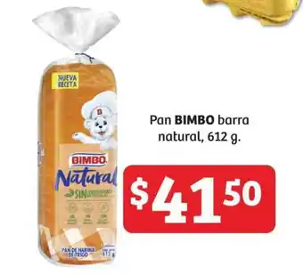 Soriana Híper Pan BIMBO barra natural, 612 g oferta