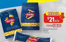 Walmart Barilla - variedad de pastas oferta