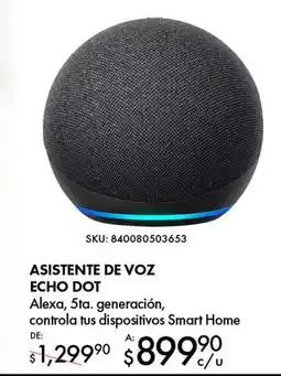 DelSol Echo - asistente de voz dot oferta