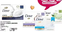 DelSol Dove - ekino 4 pack jabones oferta