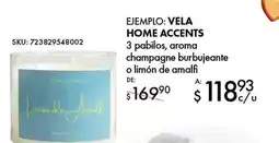 DelSol Vela home accents oferta