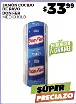 Merco Don fer - jamón cocido de pavo oferta