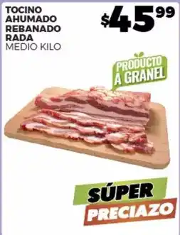 Merco Rada - tocino ahumado rebanado oferta