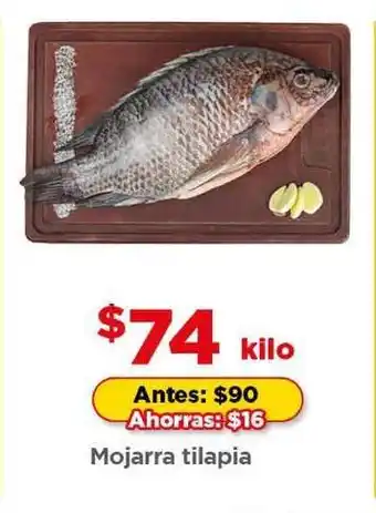 Bodega Aurrerá Mojarra tilapia oferta