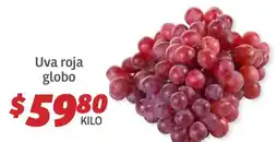 Soriana Híper Uva Roja Globo oferta